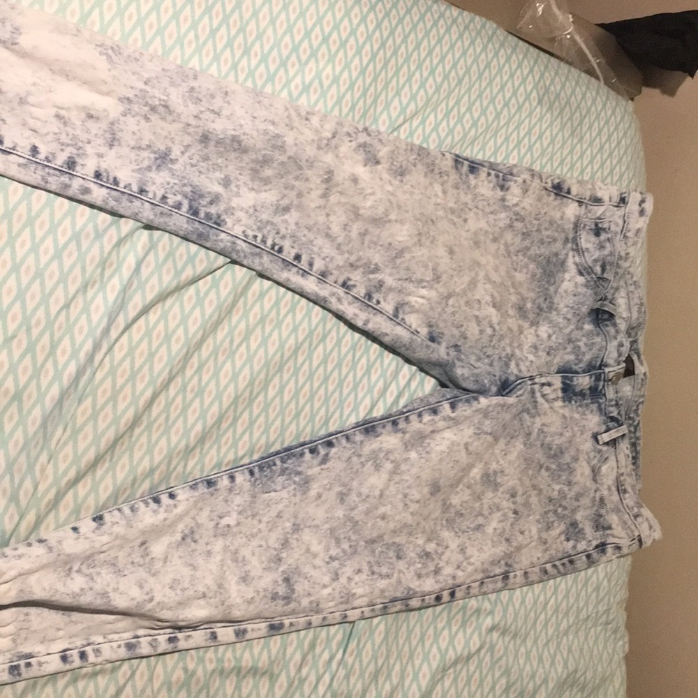 Bleached jeans